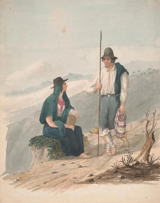 Alfred Diston - Man and woman of ChasnaTenerife.webp