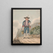 L'homme d'El Miradero - Alfred Diston — gerahmtes Bild an der Wand