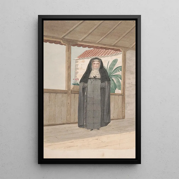Reproduktion des Gemäldes Religiöses Gemälde des Ordens der Heiligen Klara - Alfred Diston