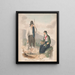 Bauern von Chasna Teneriffa - Alfred Diston — gerahmtes Bild an der Wand