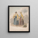 Bauern von Icod el Alto Teneriffa - Alfred Diston — gerahmtes Bild an der Wand