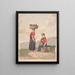 Tenerife Frauen von Candelaria - Alfred Diston — gerahmtes Bild an der Wand