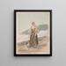 Frau von Icod el Alto Tenerife - Alfred Diston — gerahmtes Bild an der Wand