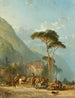 Markttag in Cannobio - Alfred Eduard Agenor de Bylandt — Ansicht des Kunstwerks