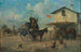 Pause devant l'auberge - Alfred Friedländer — Ansicht des Kunstwerks