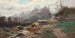 Ein wildes Berglandschaft - Alfred Godchaux — Ansicht des Kunstwerks