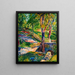 Landschaft mit Zaun - Alfred Henry Maurer — gerahmtes Bild an der Wand