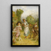 Compagnie joyeuse - Alfred Holst Tourier — gerahmtes Bild an der Wand