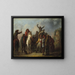 Szene der Wahl in Catonsville, Baltimore County - Alfred Jacob Miller — gerahmtes Bild an der Wand