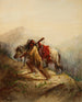 Der Scalp-Lock - Alfred Jacob Miller — Ansicht des Kunstwerks