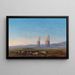 Kolosse und Wasserbüffel - Alfred Koechlin-Schwartz — gerahmtes Bild an der Wand