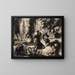 Erscheinung - Alfred Ost — gerahmtes Bild an der Wand