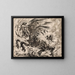 Pegasus - Alfred Ost — gerahmtes Bild an der Wand