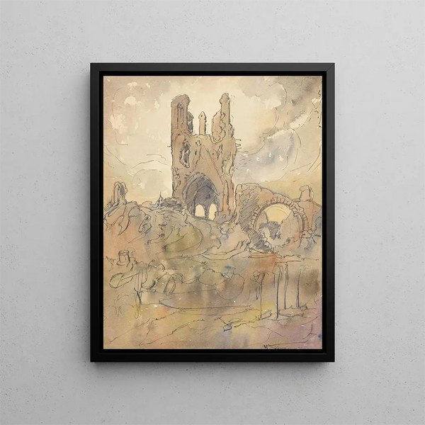 Ypres erinnert sich - Alfred Ost — gerahmtes Bild an der Wand