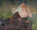 Portrait von Mlle Amélie Diterle im Jahr 1913 - Alfred Philippe Roll — Ansicht des Kunstwerks