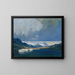 Sturm auf dem Bernina - Alfred Poell — gerahmtes Bild an der Wand