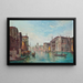 Le Grand Canal Venedig - Alfred Pollentine — gerahmtes Bild an der Wand