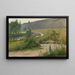 Die Flusslandschaft bei Pagny la Blanche-Côte - Alfred Renaudin — gerahmtes Bild an der Wand