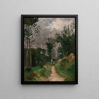 Alfred Sisley - Gardechamptre dans la fort de Fontainebleau.webp