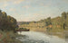 Landschaft von Bougival - Alfred Sisley — Ansicht des Kunstwerks