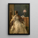 Verzweifelt - Alfred Stevens — gerahmtes Bild an der Wand