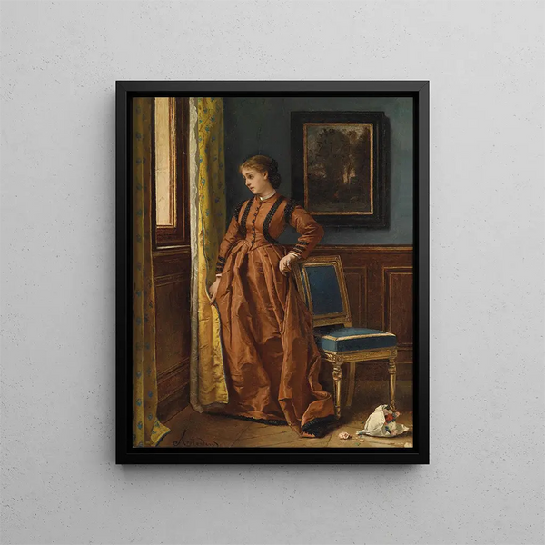 Déjà - Alfred Stevens — gerahmtes Bild an der Wand