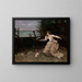 In voller Überlegung - Alfred Stevens — gerahmtes Bild an der Wand
