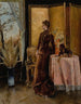 Die Schnee - Alfred Stevens — Ansicht des Kunstwerks