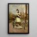 Reproduktion des Gemäldes La Parisienne - Alfred Stevens