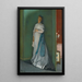 L'émotionnée - Alfred Stevens — gerahmtes Bild an der Wand