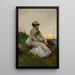 Reproduktion des Gemäldes Nachdenklich - Alfred Stevens