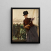 Portrait von Mademoiselle Dubois - Alfred Stevens — gerahmtes Bild an der Wand
