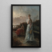 Ein Abend am Meer - Alfred Stevens — gerahmtes Bild an der Wand