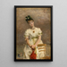 Reproduktion des Gemäldes Junge Frau am Meer - Alfred Stevens
