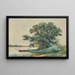 Boot auf einem Fluss - Alfred Thompson Bricher — gerahmtes Bild an der Wand