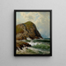 Tête blanche Monhegan - Alfred Thompson Bricher — gerahmtes Bild an der Wand