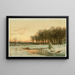 Winter im Maine - Alfred Thompson Bricher — gerahmtes Bild an der Wand