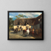 La Réquisition - Alfred von Wierusz-Kowalski — gerahmtes Bild an der Wand