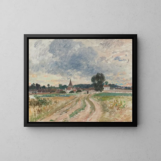 Alfred Wahlberg - A Country Church Study.webp