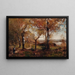 Herbst - Alfred Wahlberg — gerahmtes Bild an der Wand