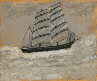 Alfred Wallis - Sailing Ship in a Stormy Sea.webp