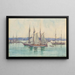 Port - Alfred Walsh — gerahmtes Bild an der Wand