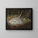 Stillleben mit Rochen und Hering - Alfred William Finch — gerahmtes Bild an der Wand