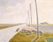 Die Straße nach Nieuport - Alfred William Finch — Ansicht des Kunstwerks
