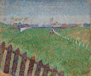 Alfred William Finch - The Wellington Racecourse in Drizzle Ostende.webp