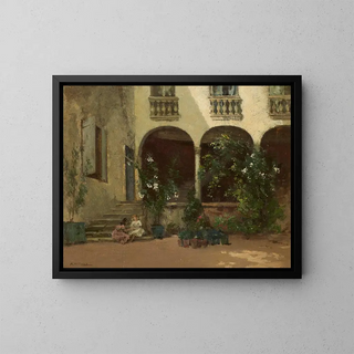 Alfred Withers - The court of the Oleanders.webp