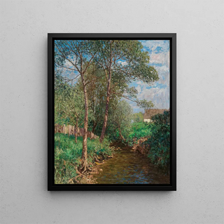 Alfred Zoff - Sonnige Bachlandschaft.webp