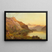 Am Fuße des Ben Nevis NB - Alfred de Bréanski — gerahmtes Bild an der Wand