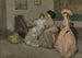 Drei elegante im Atelier des Künstlers - Alfredo Ramos Martínez — Ansicht des Kunstwerks
