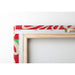 Reproduktion des Gemäldes Henri Matisse - Algue Blanche auf rotem und grünem Hintergrund